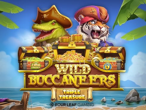 WILD BUCCANEERS TRIPLE TREASURE game screenshot